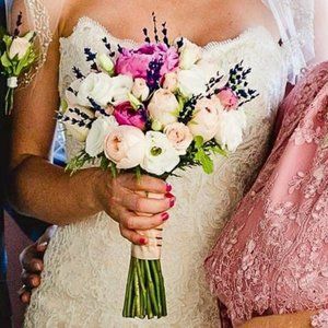 Mermaid cut wedding dress